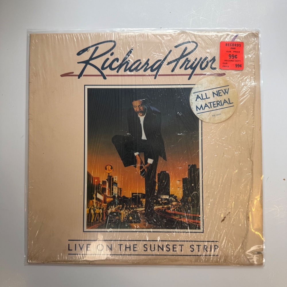 Warner Bros Richard Pryor Live on the Sunset Strip 12" Vinyl LP Comedy 1982